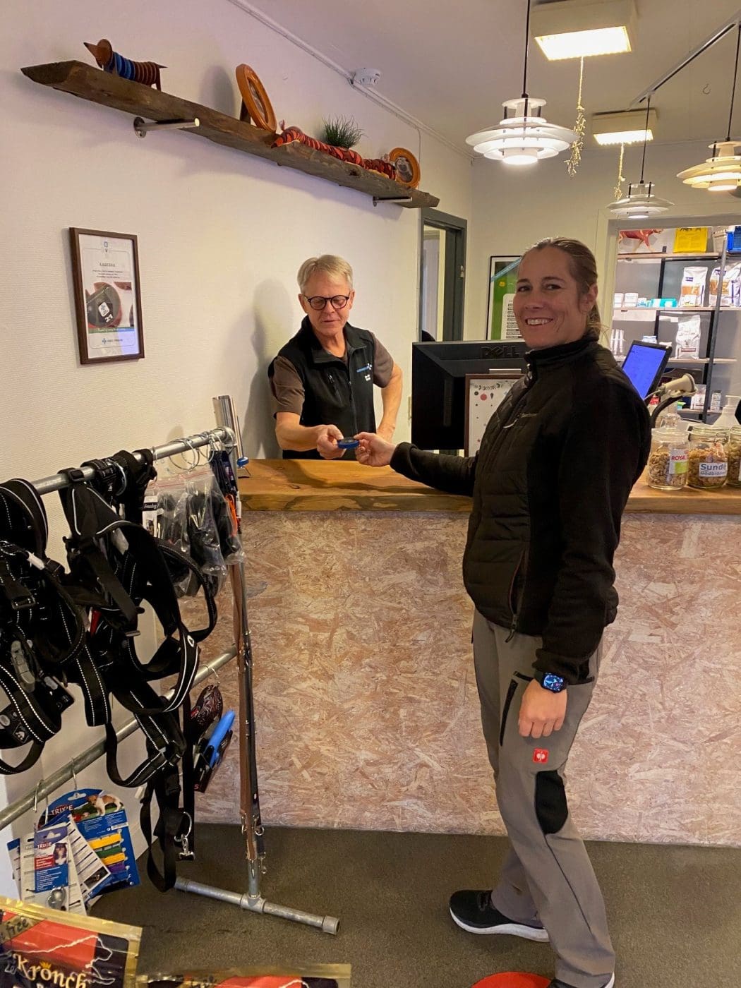 Rufsystem für die Rezeption der Tierklinik Odder