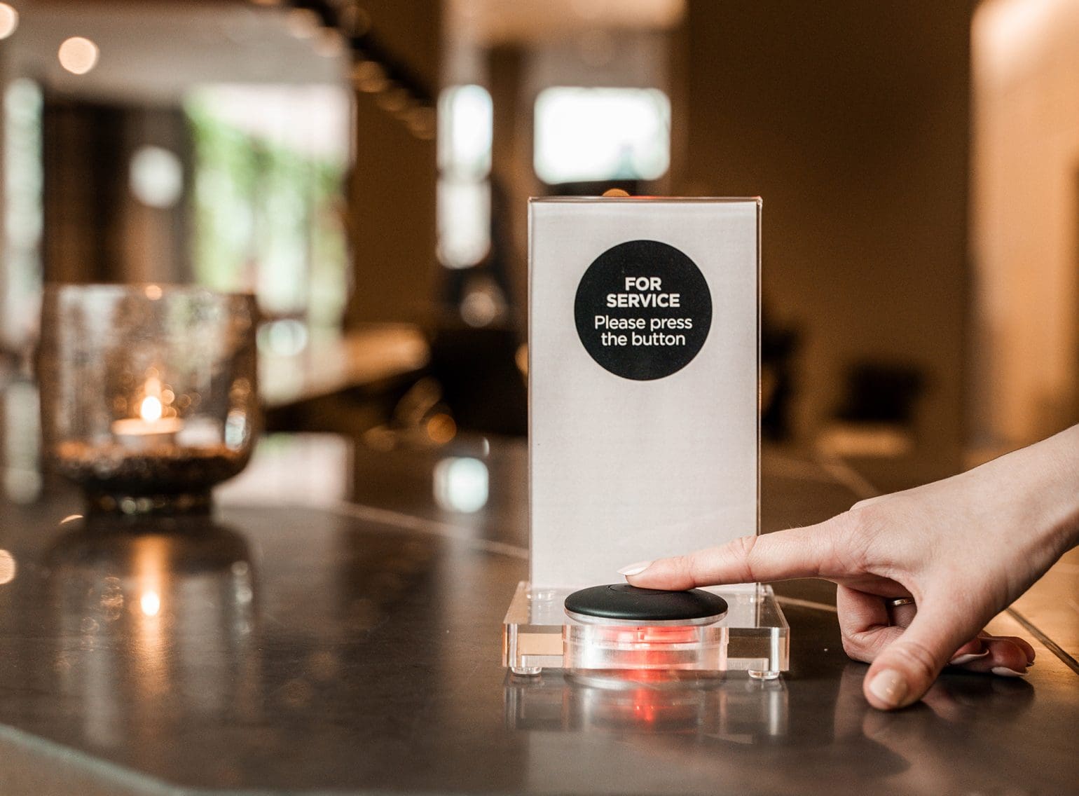 SOLT Rufanlage, Hotel, Rezeption