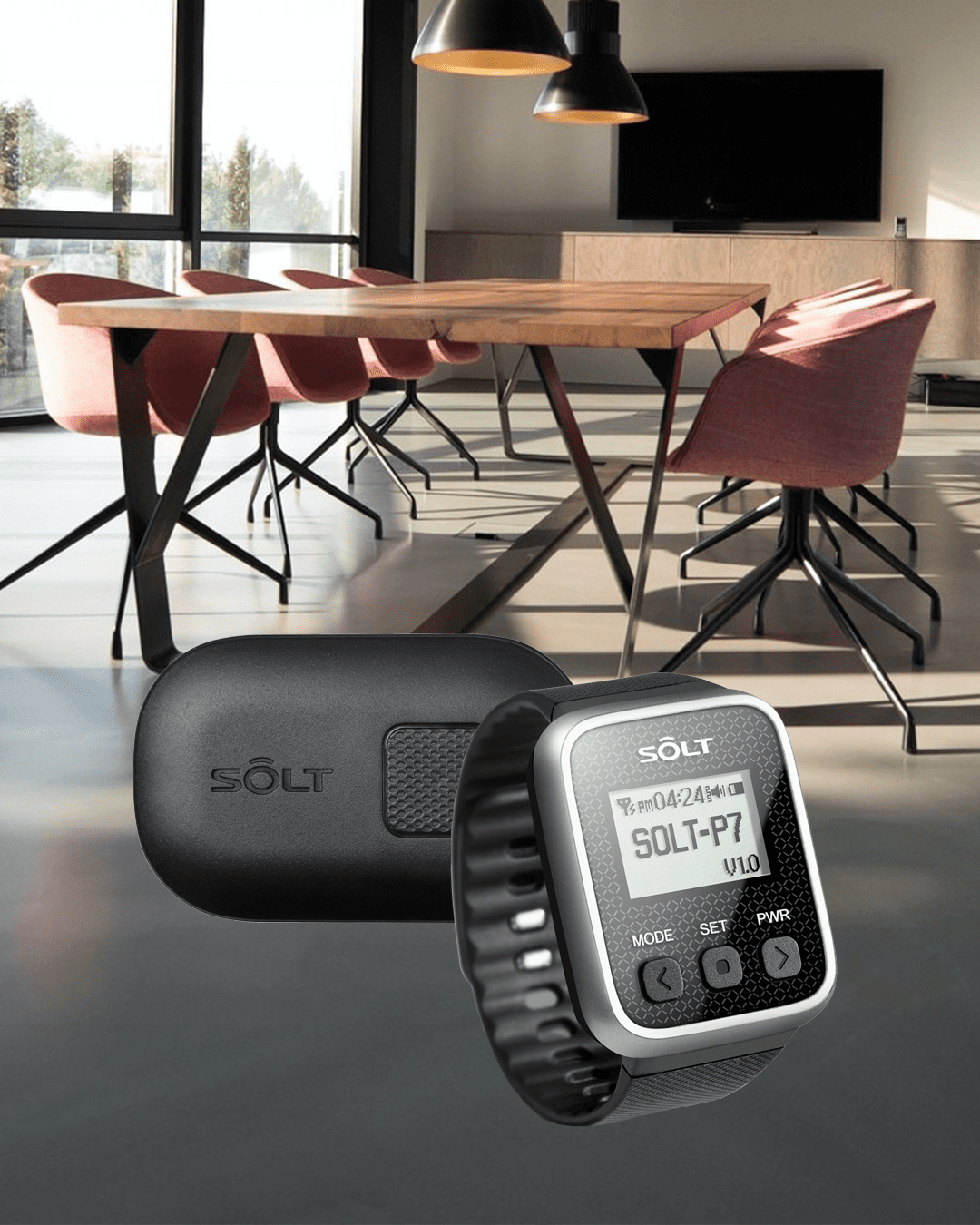 Solt system, Besprechungsräume, Konferenz, Pager