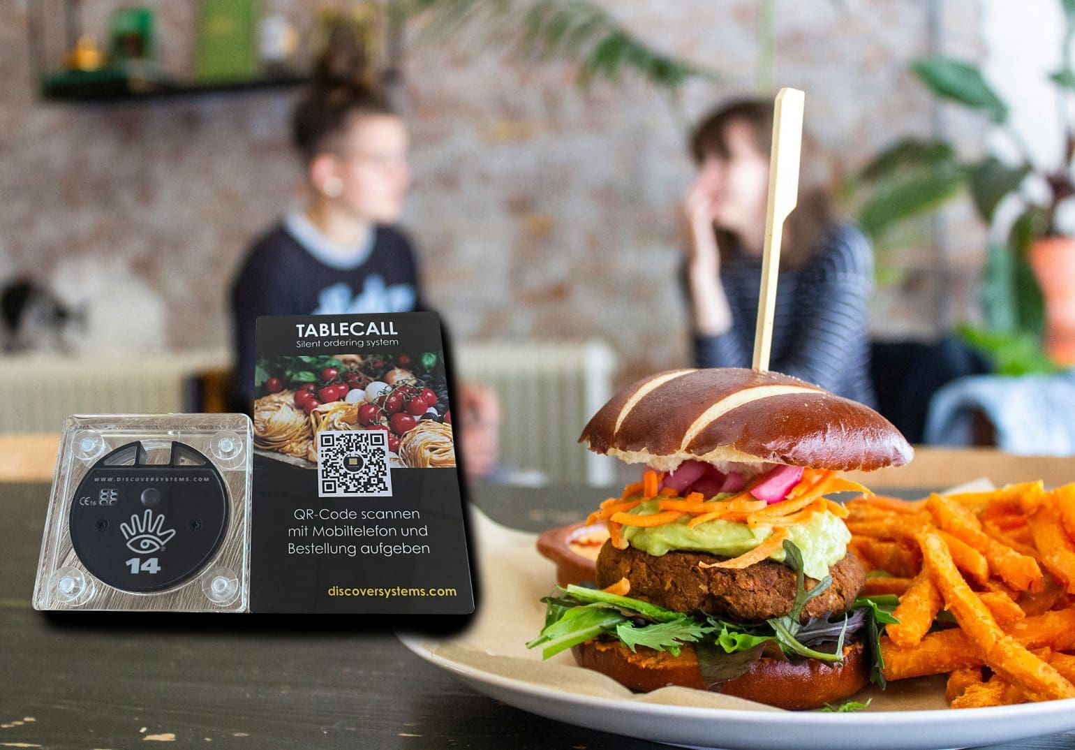 TableCall, Aufrufsysteme auf dem Bild eines Burgergerichts