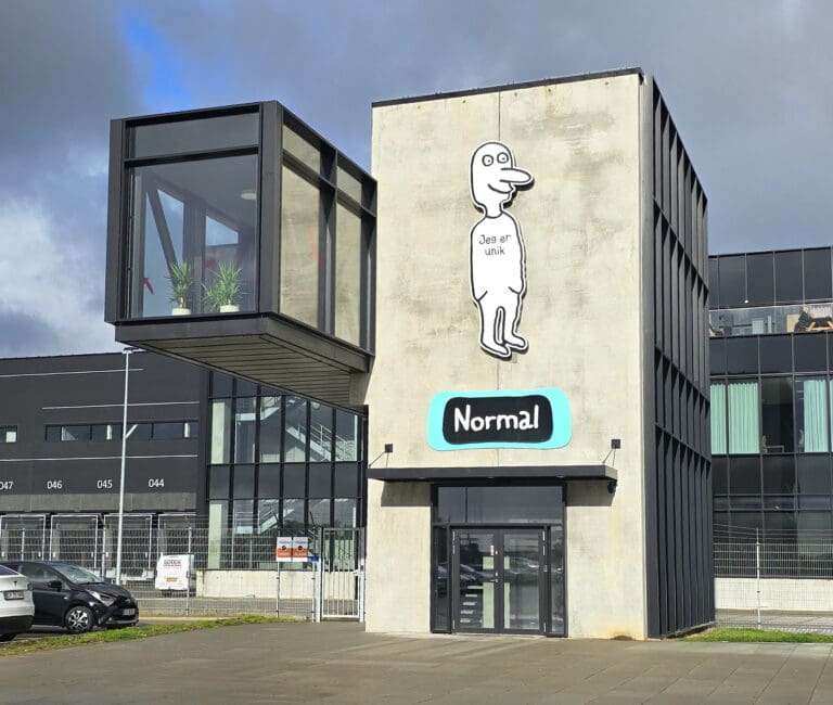 Eingang des Normal Logistikzentrums in Hedensted